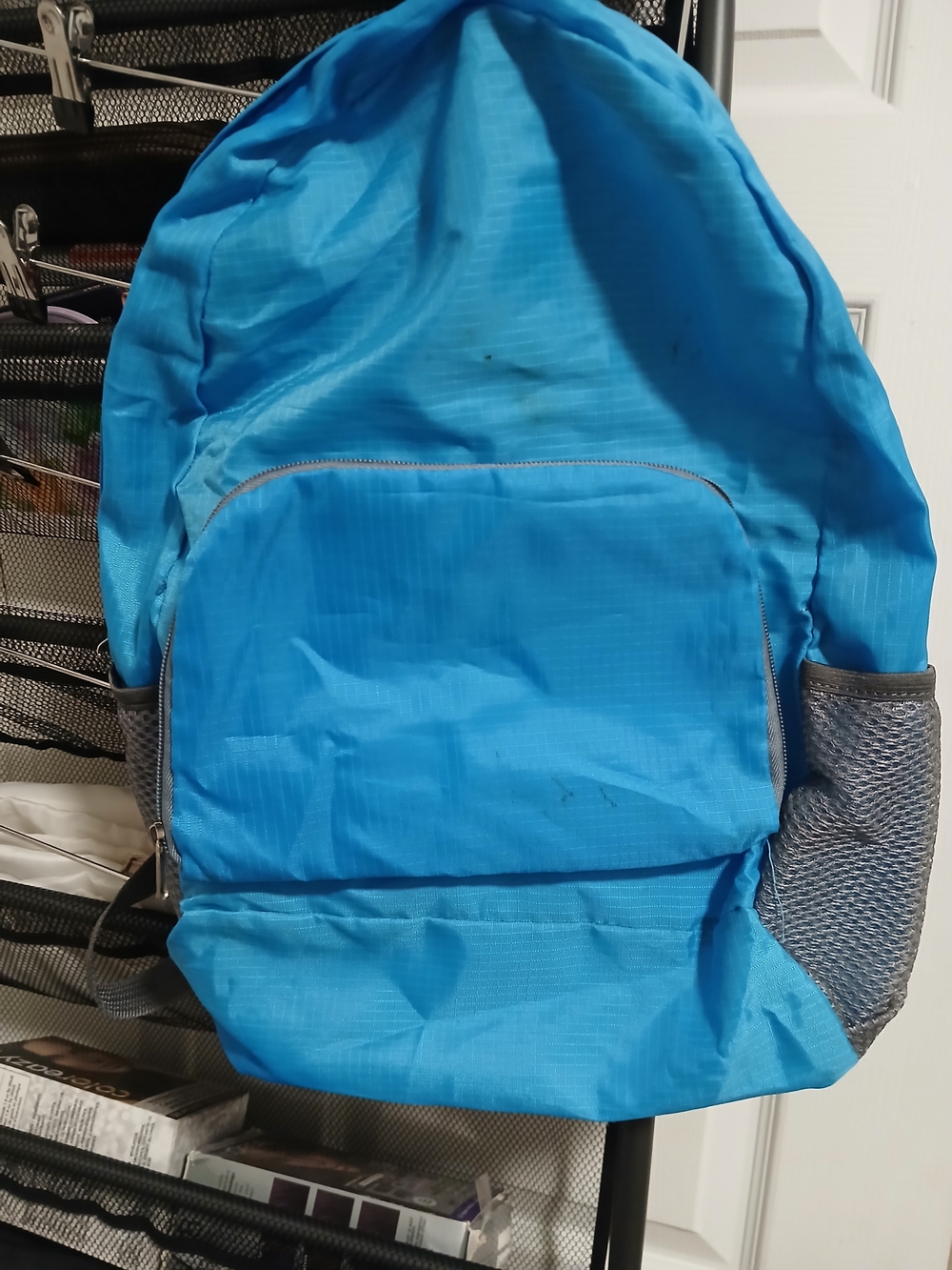 SHEIN Bright Blue Lightweight Backpack